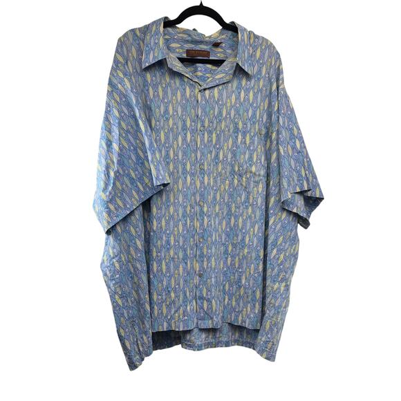 Tori Richard Lot of 4 100% Cotton Lawn Button Up Shirt Men Size 5XB Tropical - Picture 2 of 16